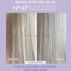 Olaplex 4P Blonde Enhancer, szampon tonujący do włosów blond i siwych 250ml