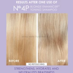 Olaplex 4P 8 Blond Enhancer - zestaw do regeneracji włosów blond szampon 250ml i maska 100ml