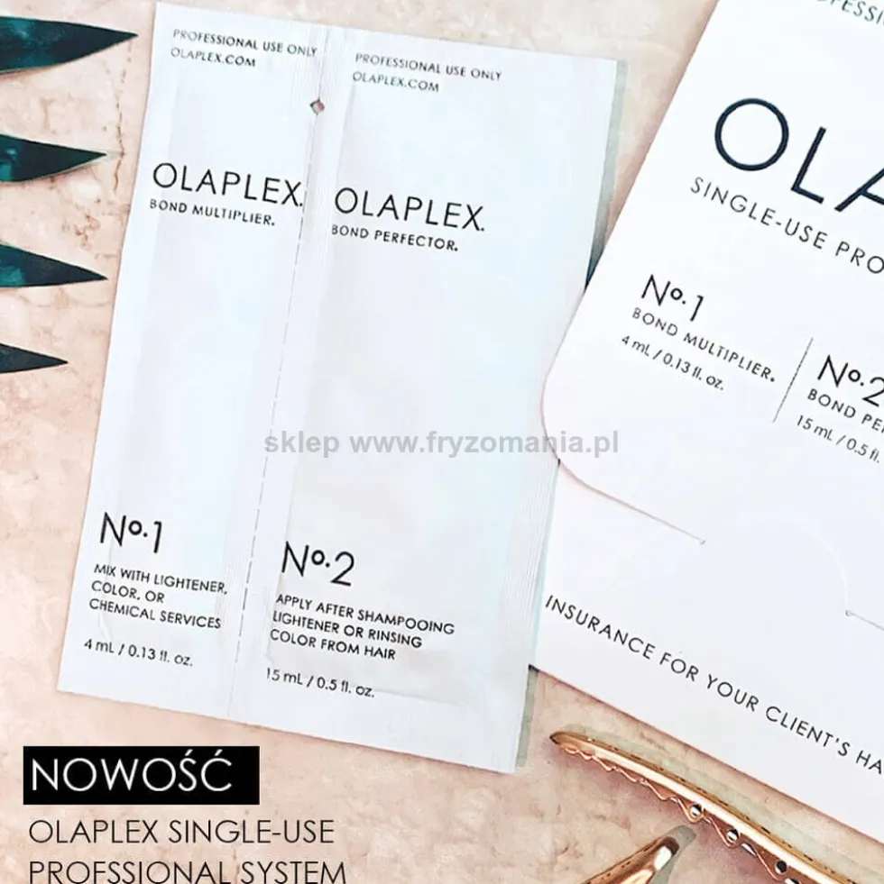 Olaplex 1-2 Saszetki, Single Use Zestaw do regeneracji włosów 4ml+15ml