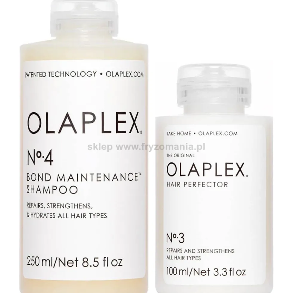 Olaplex 3 4 - zestaw do regeneracji włosów szampon 250ml i kuracja 100ml