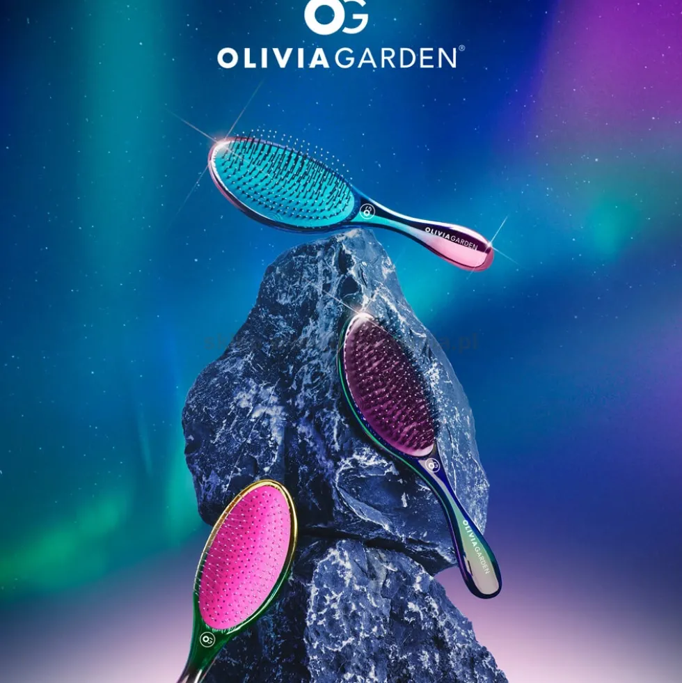 Olivia Garden Aurora Rose Szczotka do rozczesywania włosów normalnych i cienkich