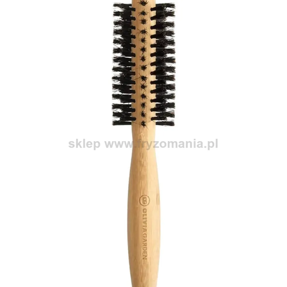 Olivia Garden Bamboo Touch Blowout Boar Szczotka do modelowania włosów, rozmiary 15, 20, 30, 40mm