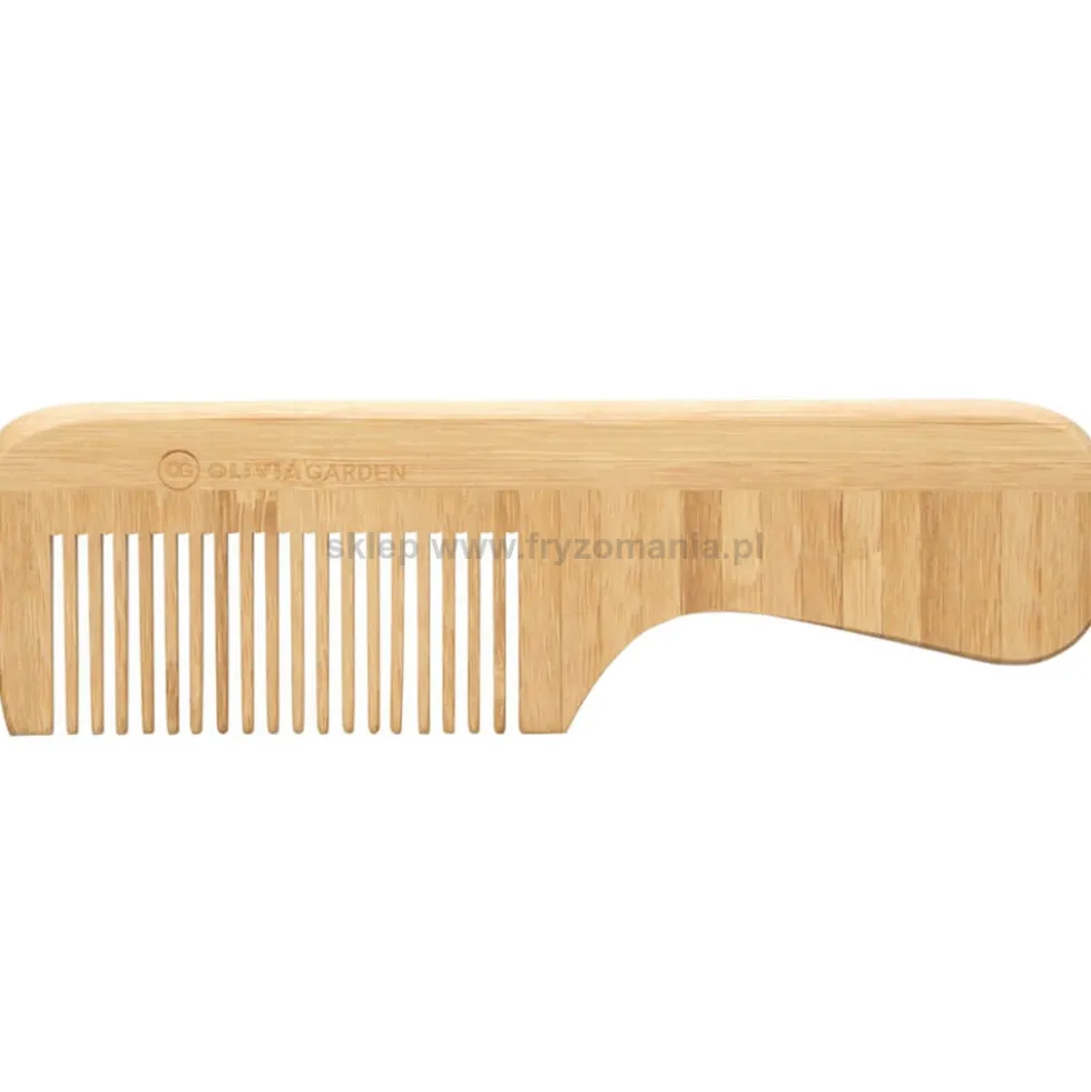Olivia Garden Bamboo Touch Comb 3 Grzebień bambusowy do rozczesywania włosów, 18cm