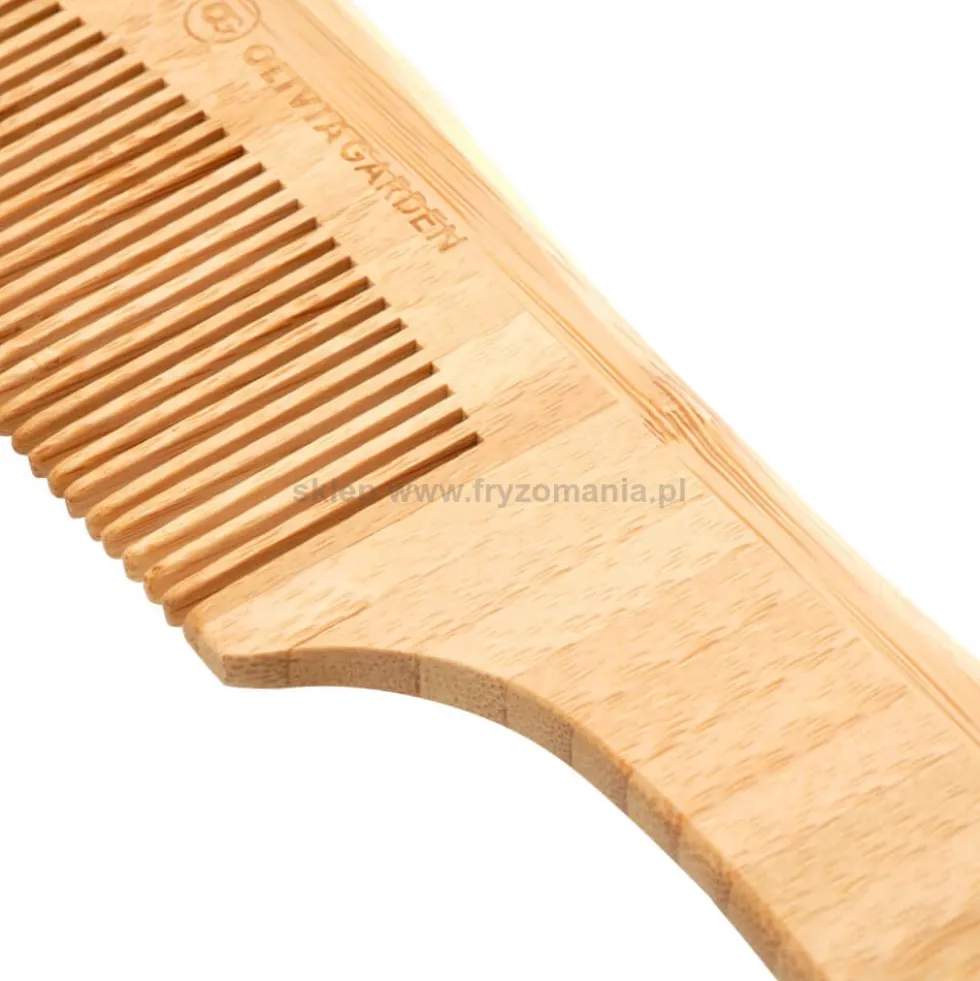 Olivia Garden Bamboo Touch Comb 2 Grzebień bambusowy do rozczesywania włosów, 18cm