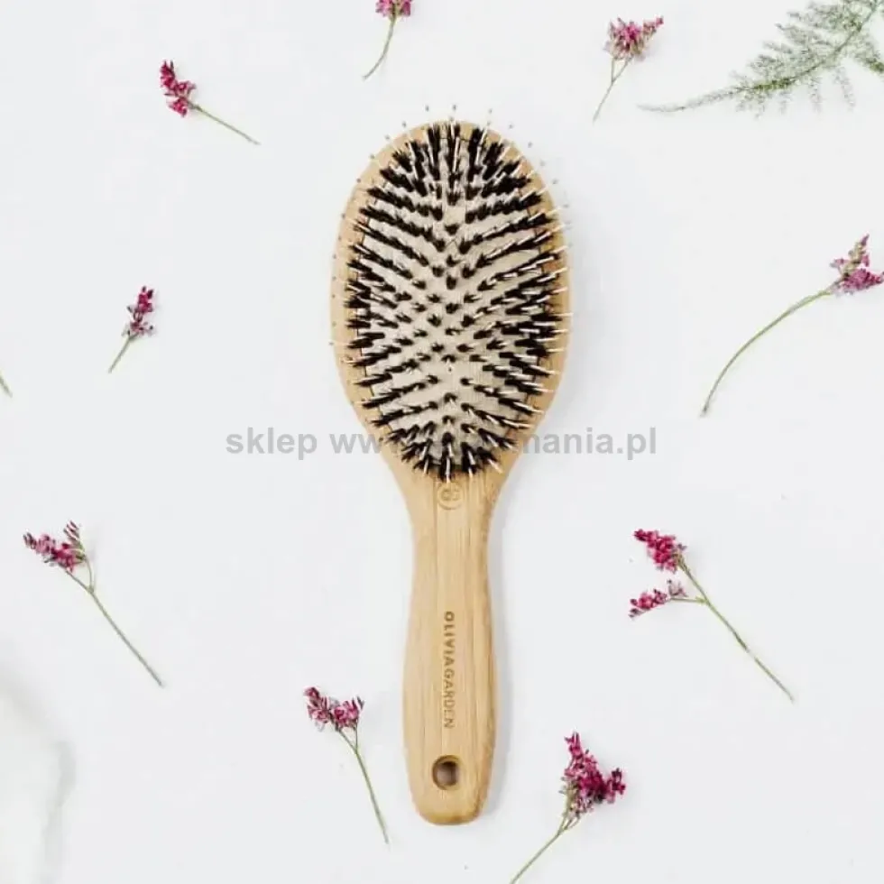 Olivia Garden Bamboo Touch Nylon&Boar Szczotka do rozczesywania włosów rozmiary XS, S, M, L