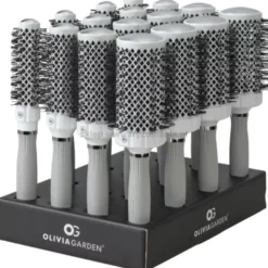 Olivia Garden Display Expert Blowout Grip Zestaw szczotek do modelowania włosów 16szt.