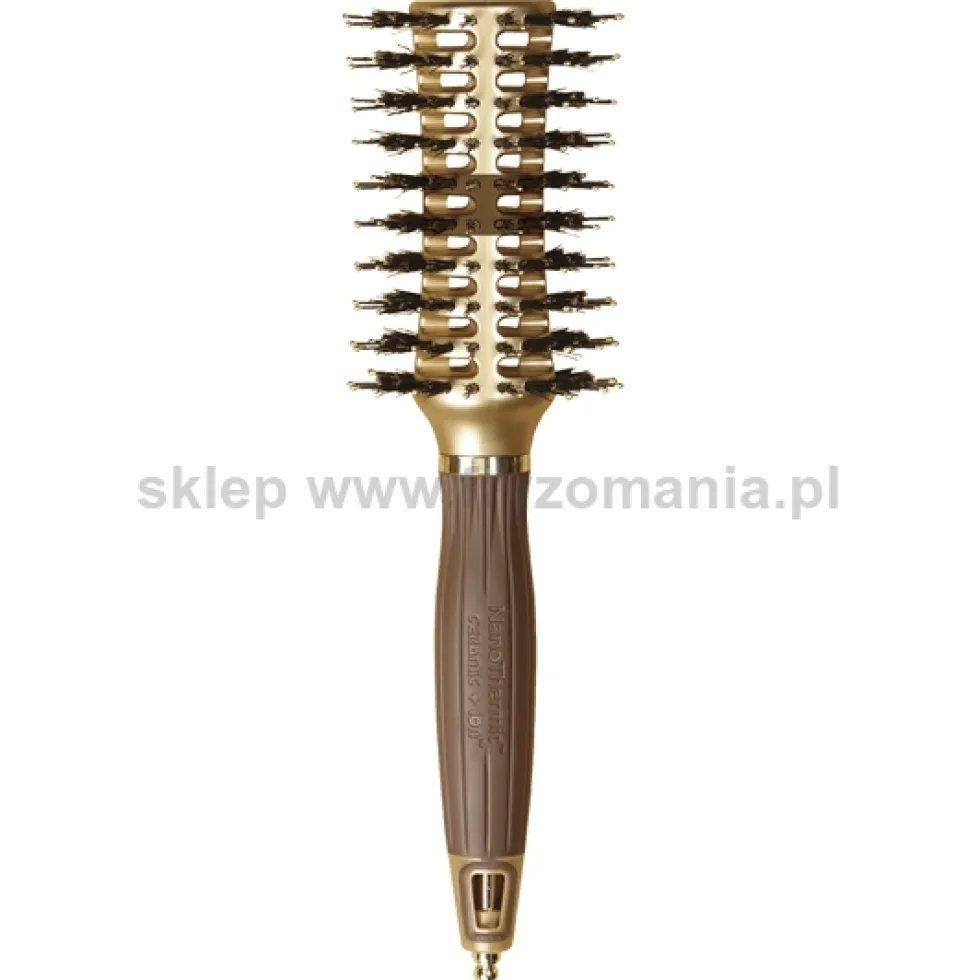 Olivia Garden Display NANO CONTOUR VENT Zestaw szczotek z jonizacją 16 szt.