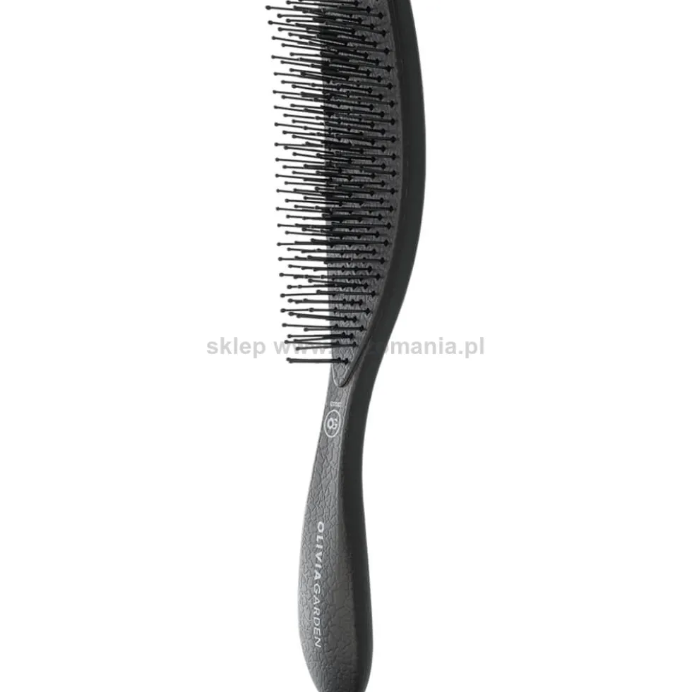 Olivia Garden Essential Style Wet Black/Grey Szczotka do farbowania włosów i aplikowania kosmetyków, czarna lub szara