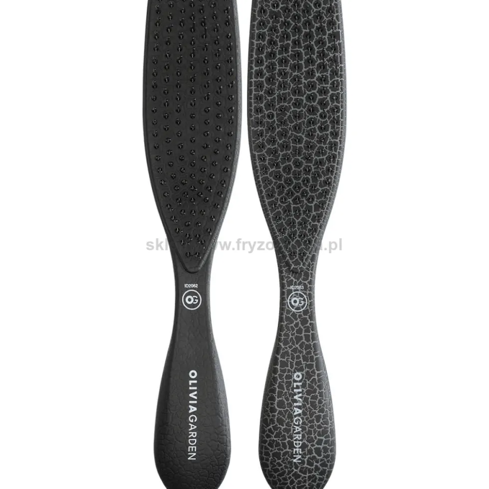 Olivia Garden Essential Style Wet Black/Grey Szczotka do farbowania włosów i aplikowania kosmetyków, czarna lub szara