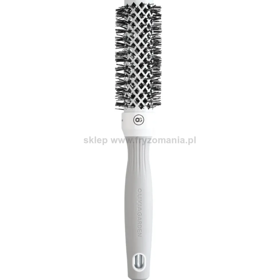 Olivia Garden Expert Blowout Shine White&Grey Szczotka do modelowania włosów, rozmiary 15-65mm