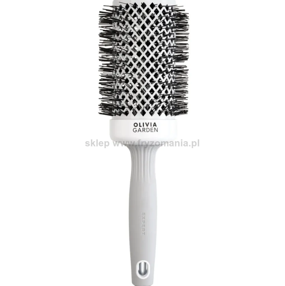 Olivia Garden Expert Blowout Shine White&Grey Szczotka do modelowania włosów, rozmiary 15-65mm