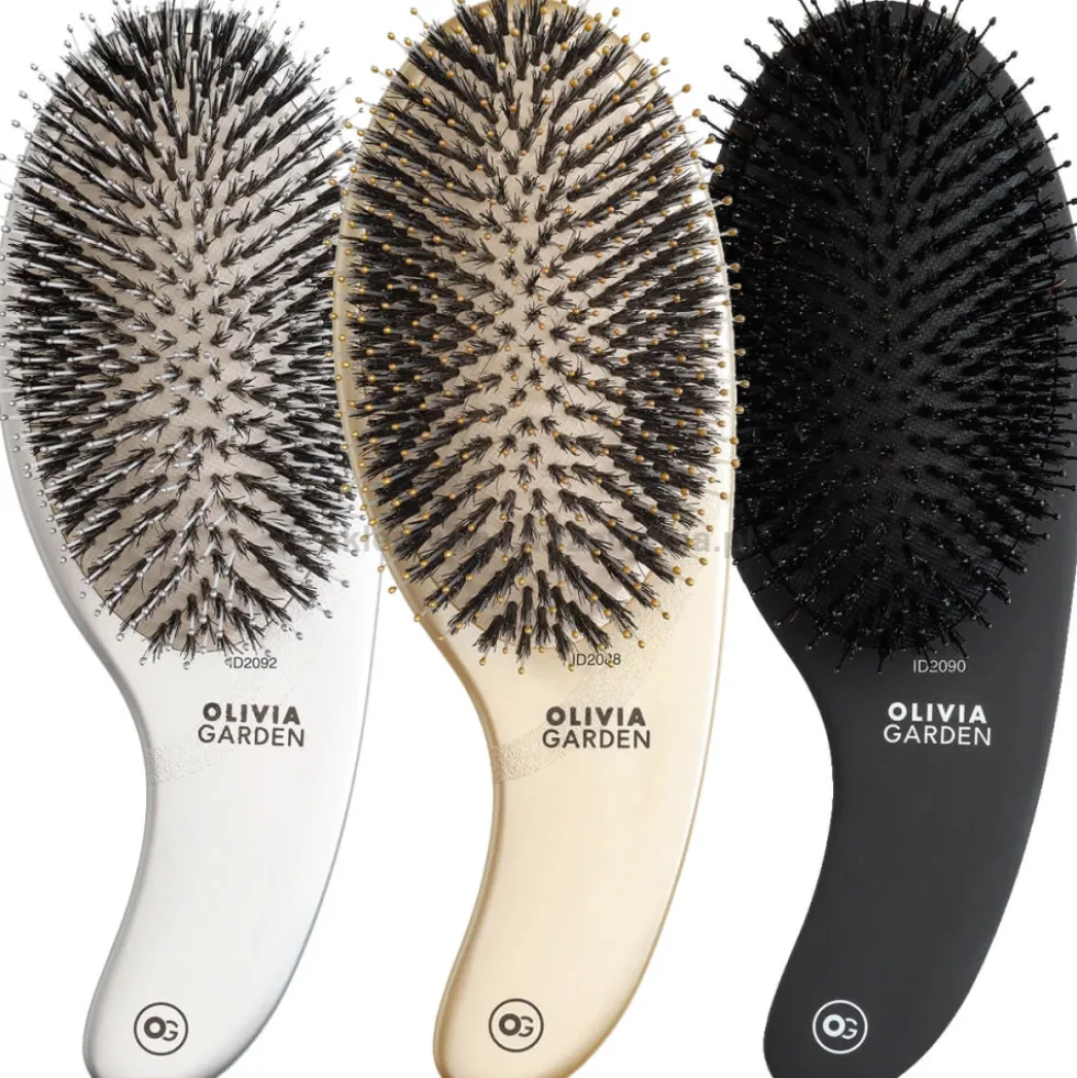 Olivia Garden Expert Care Boar&Nylon Szczotka do rozczesywania włosów, różne kolory