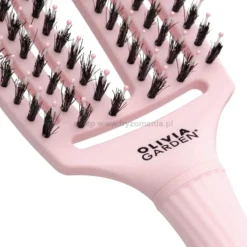 Olivia Garden Finger brush Pastel Pink Szczotka do rozczesywania włosów rozmiary S, M