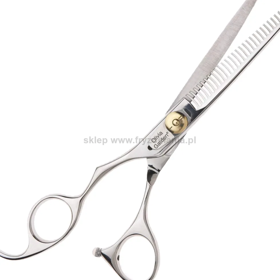 Olivia Garden Silkcut Left Degażówki fryzjerskie dla leworęcznych 6.35"