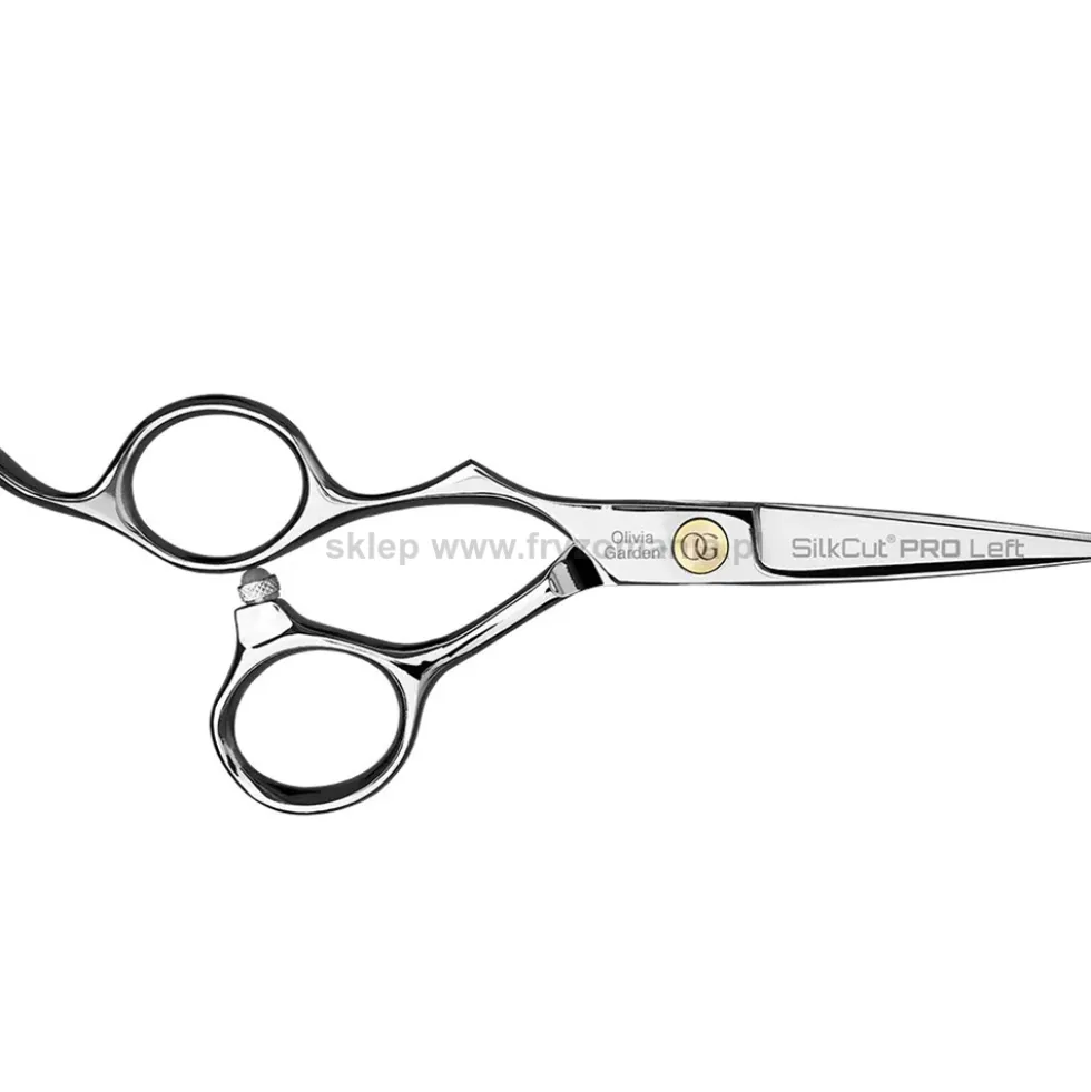 Olivia Garden SilkCut Pro Left Nożyczki fryzjerskie dla leworęcznych 5.0", 5.75", 6.5"