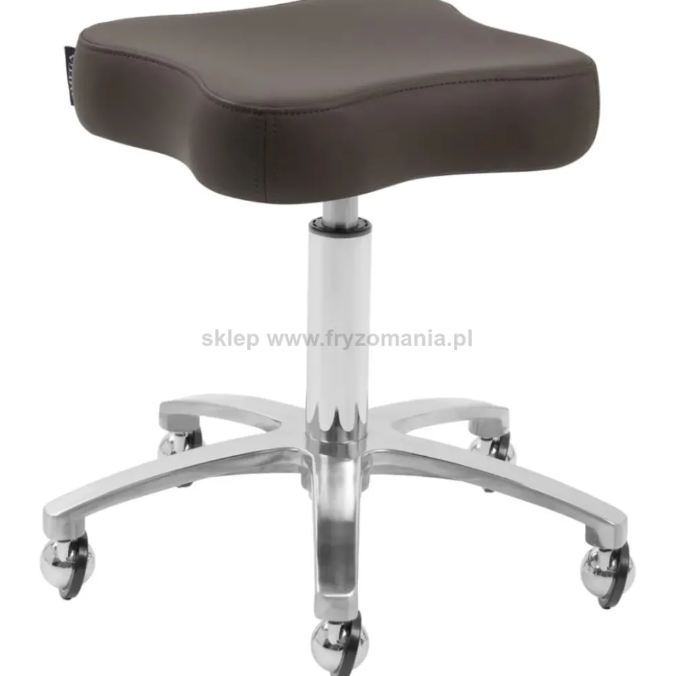 Omega Supremo Krzesło fryzjerskie brązowe, dostępne w 48h