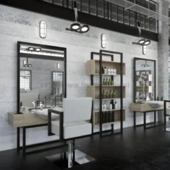 Panda Crudo 3 Fotel fryzjerski w stylu loftowym z bazą pięcioramienną w 48H