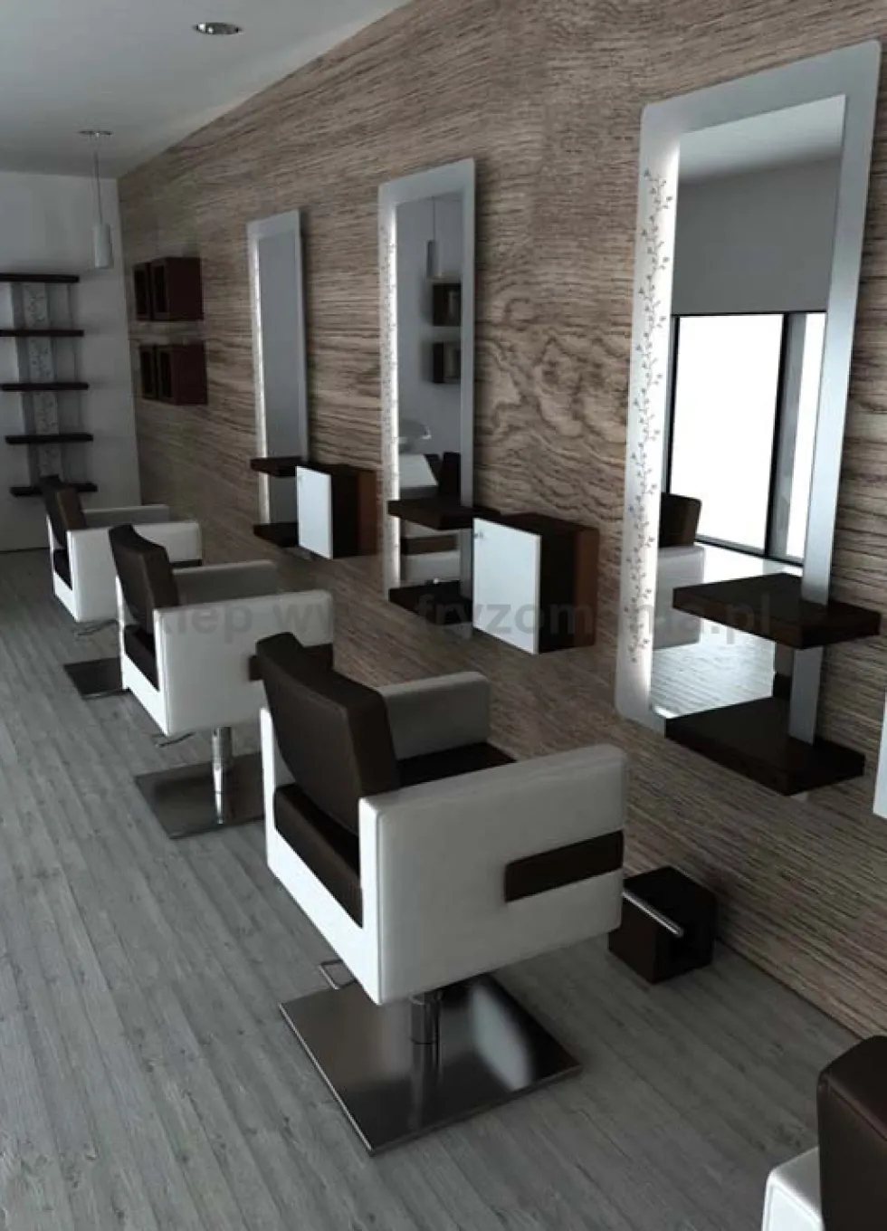 Panda GINZA, fotel fryzjerski do salonu