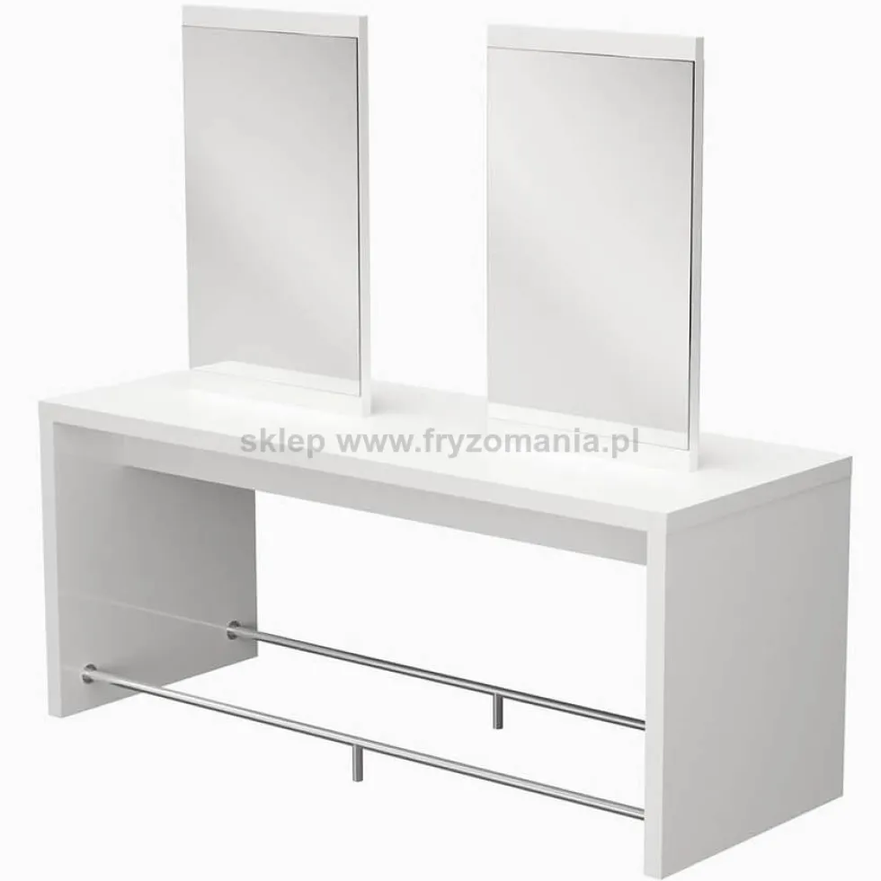 Panda OMEGA 2 konsoleta podwójna, dwustronna do salonu fryzjerskiego, płyta laminowana