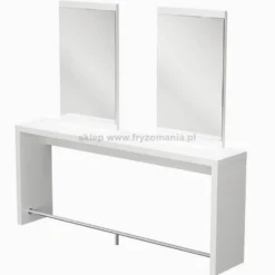 Panda OMEGA 2, konsoleta podwójna do salonu fryzjerskiego, płyta laminowana
