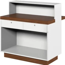 Panda Simple Recepcja fryzjerska, z szufladą płyta laminowana