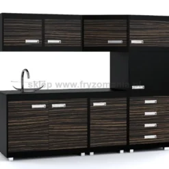 Panda W-50 Labor / Szafka wisząca do salonu fryzjerskiego, płyta fornir