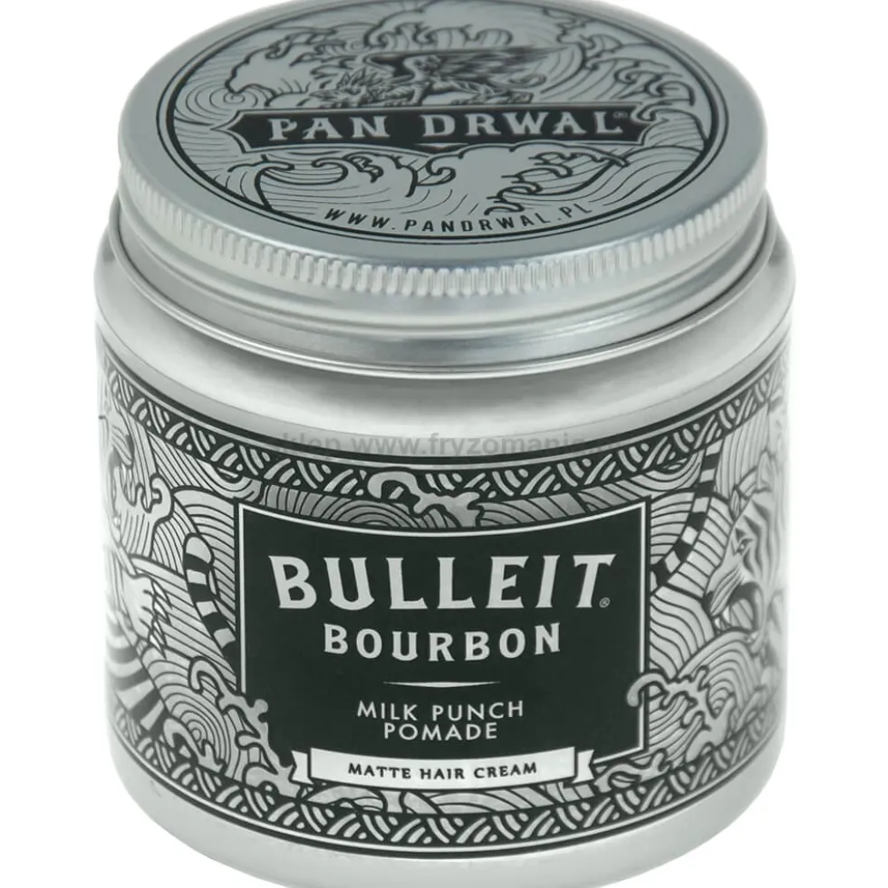 Pan Drwal Bulleit Bourbon Milk Matowa pasta do włosów o średnim chwycie dla mężczyzn 120ml