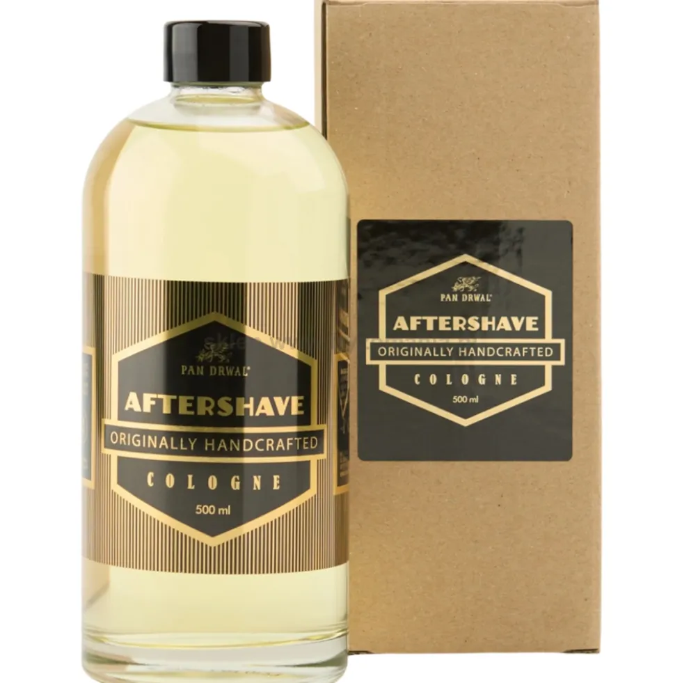 Pan Drwal Cologne Aftershave woda po goleniu z dodatkiem gliceryny 500ml