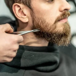 Pan Drwal x Renomed CS7 Silver, nożyczki do brody i wąsów