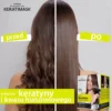 Placenta Life Keratimask Liso Brasileno, Be Natural Argan - zestaw do keratynowego prostowania włosów 240ml