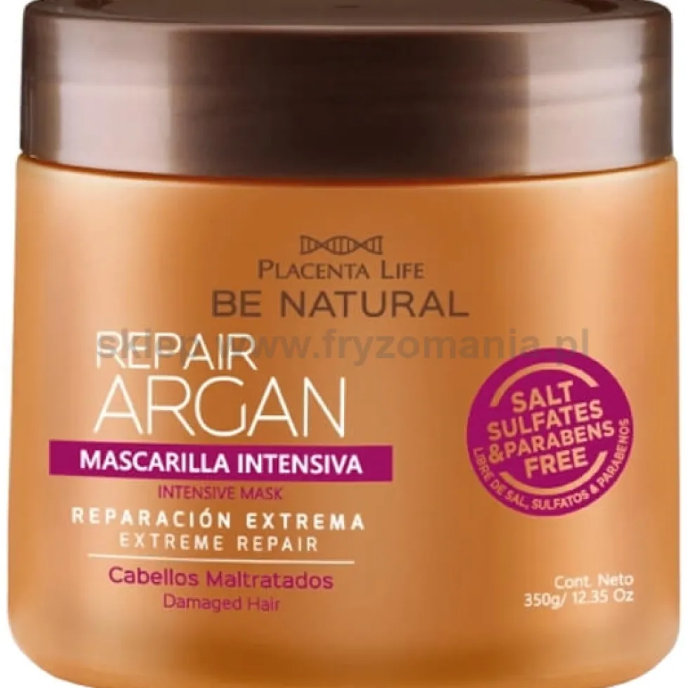 Placenta Life Repair Argan Maska do włosów zniszczonych 350ml