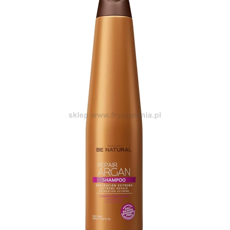 Placenta Life Repair Argan - zestaw do włosów zniszczonych szampon, odżywka i maska 3x350ml
