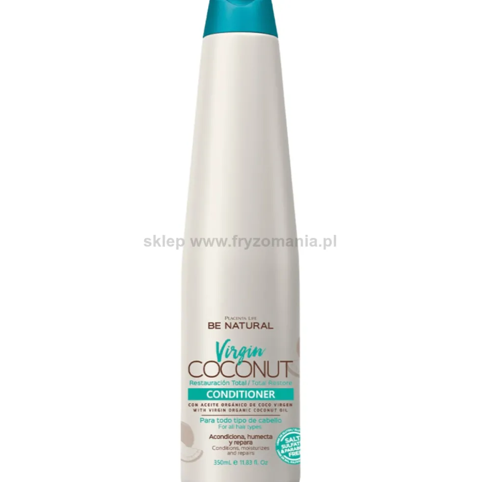 Placenta Life Virgin Coconut Odżywka nawilżająca włosy 350ml
