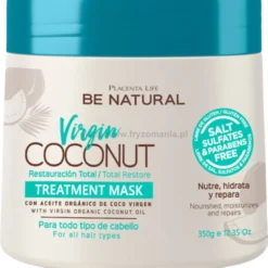 Placenta Life Virgin Coconut Maska nawilżająca włosy 350g