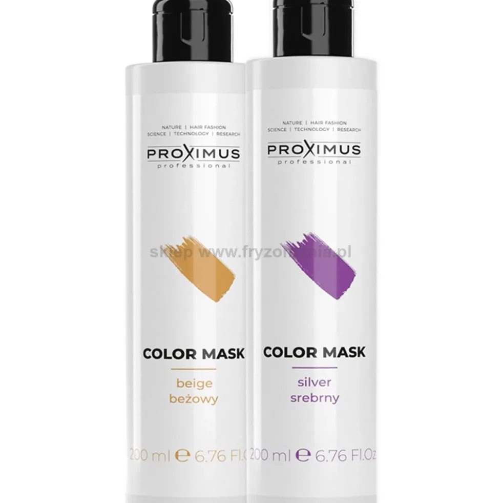 Proximus Color Maska koloryzująca do włosów z olejkiem makadamia, różne kolory 200ml