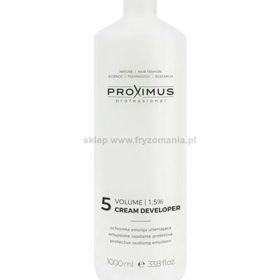 Proximus emulsja utleniająca, oksydant 1,5%, 3%, 6%, 9%, 12% 1000ml