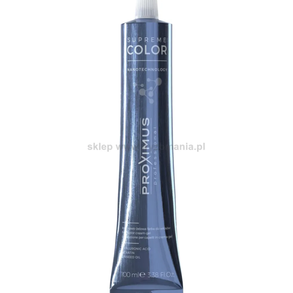 Proximus Supreme Color Nanotechnology trwała farba do włosów z kwasem hialuronowym 100ml