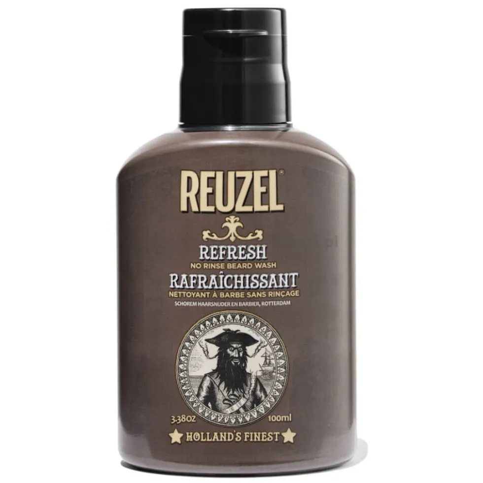 Reuzel Beard Refresh No Rinse Suchy szampon odświeżający do brody i wąsów dla mężczyzn 100ml