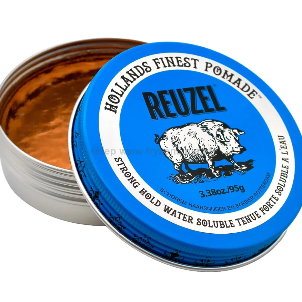 Reuzel Blue Strong Hold High Shine Pomada do włosów 95g