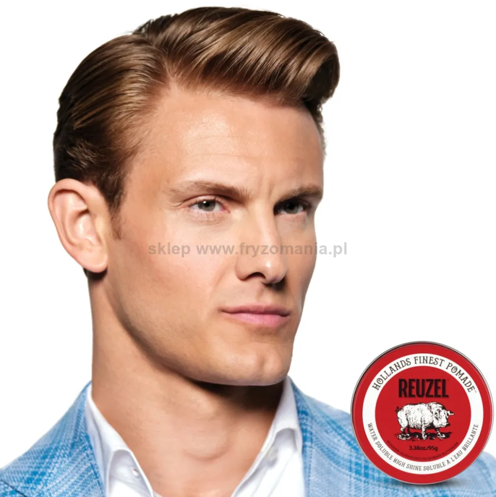 Reuzel Red High Shine Pomada do włosów, średnie utrwalenie 95g