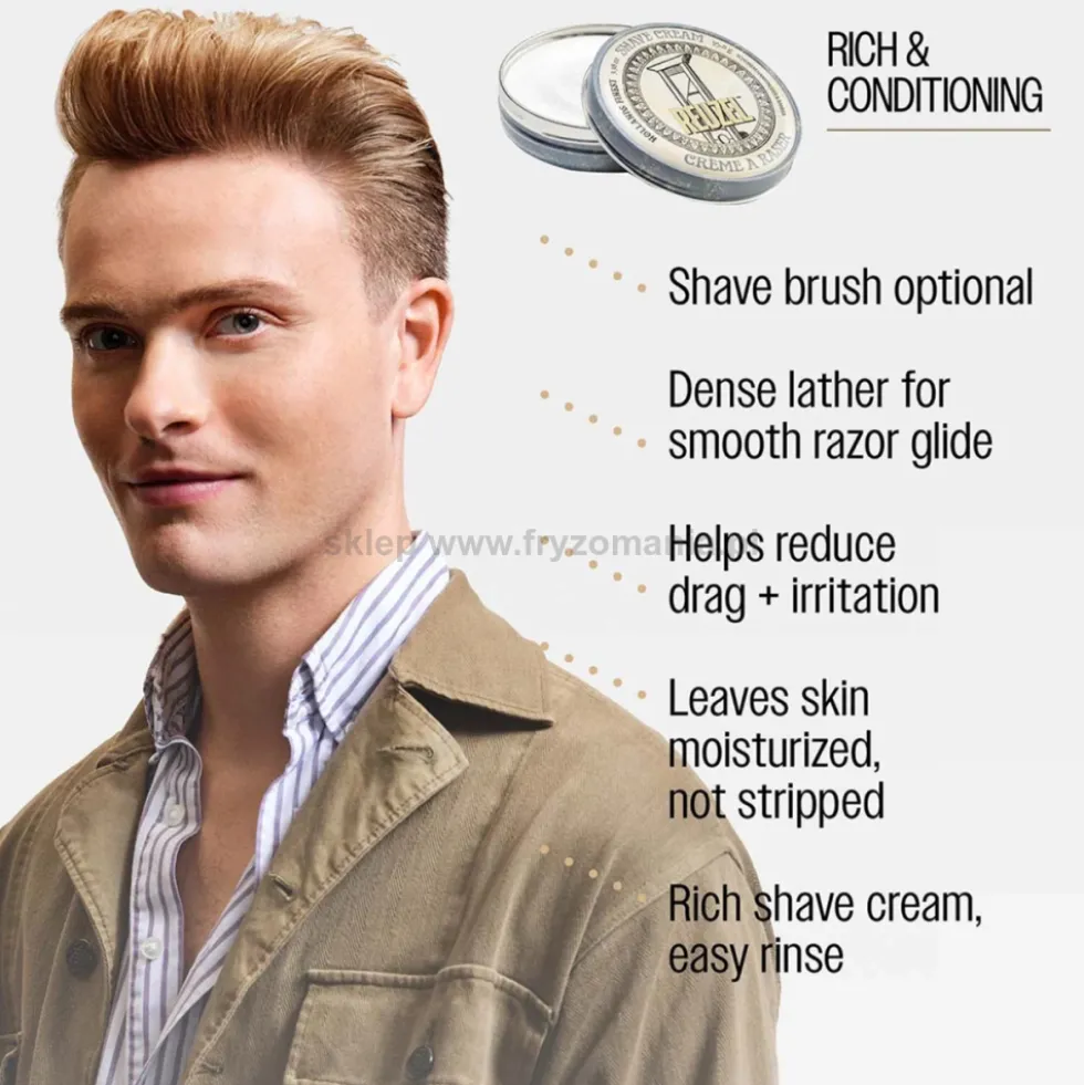 Reuzel Shave Cream Krem do golenia dla mężczyzn 95,8g