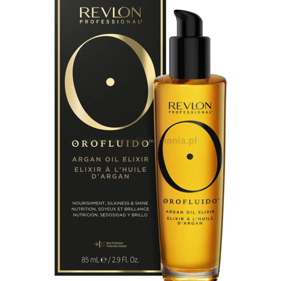 Revlon Orofluido Elixir Olejek rozświetlający włosy z arganem 85ml