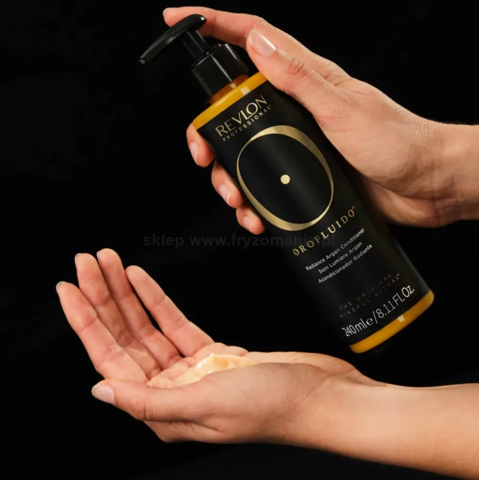 Revlon Orofluido - zestaw rozświetlający włosy szampon 240ml i odżywka 240ml