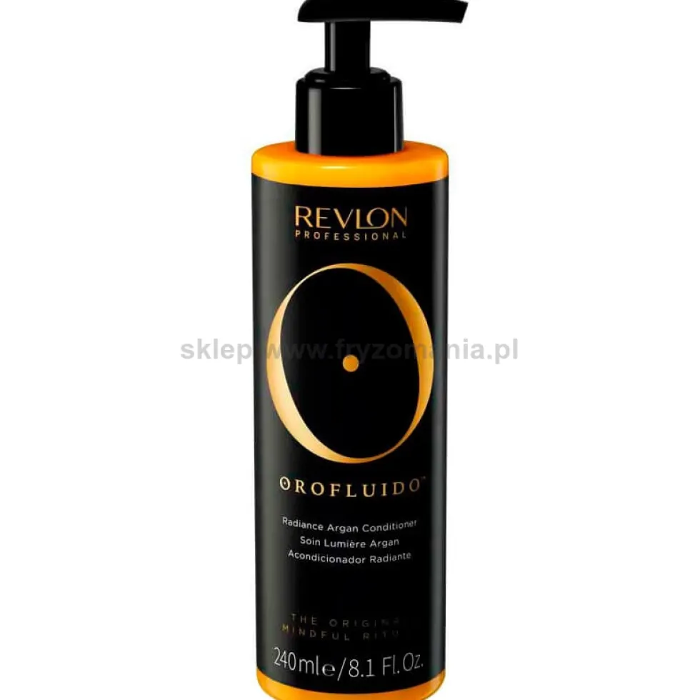 Revlon Orofluido - zestaw rozświetlający włosy szampon 240ml i odżywka 240ml