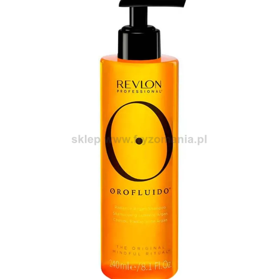 Revlon Orofluido - zestaw rozświetlający włosy szampon 240ml i odżywka 240ml