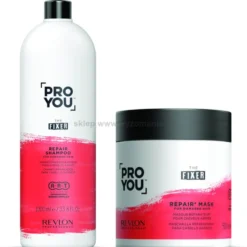 Revlon ProYou Fixer Repair - zestaw regenerujący do włosów szampon 1000ml i maska 500ml