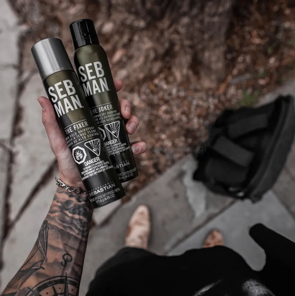 Seb Man The Joker Suchy Szampon do włosów dla mężczyzn 180ml