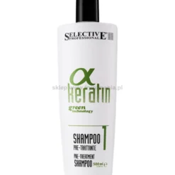 Selective Professional Alpha Keratin 1 Pre-treatment Szampon oczyszczający włosy przed zabiegiem keratynowego prostowania 500ml