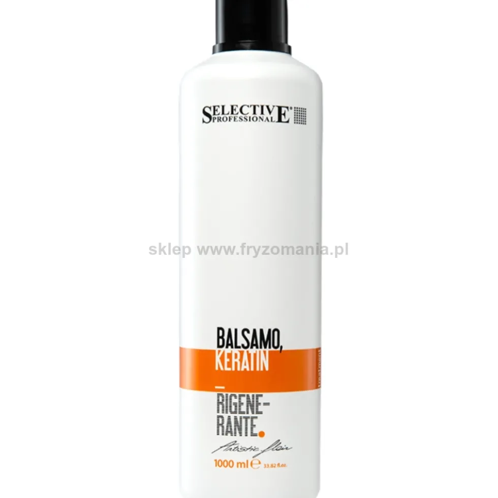 Selective Professional Artistic Flair Balsamo Keratin Odżywka keratynowa do włosów suchych i zniszczonych 1000ml