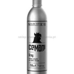 Selective Professional Cemani Gray Szampon neutralizujący żółte odcienie do włosów dla mężczyzn 250ml